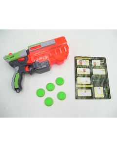 NERF GUN BLASTER TOY 32215 VORTEX VIGILON 5-DISC RAPID RELOAD SHOOTER KIDS