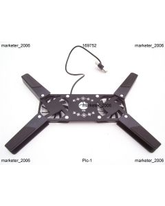 Laptop Cooling Fan Notebook Cooler Stand USB Fan Pad Foldable Portable Mini Hub