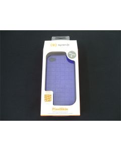 SPECK IPHONE 4 COVER CASE RUBBER BLUE MATT MATTE PIXELSKIN GRID SPK-A0008 SHELL