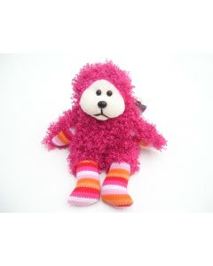 BEANIE KIDS BEAR COLLECTABLE BK909 BOGEY THE PINK BEAR 14.10.10 LIBRA BEAN