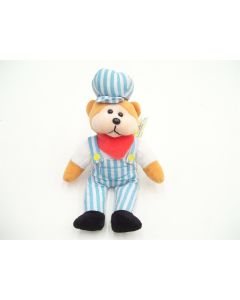 BEANIE KIDS BEAR COLLECTABLE BK874 TREV THE TRAIN DRIVER BEAR 22.05.10 GEMINI