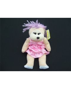 BEANIE KIDS BEAR COLLECTABLE BK865 JOLIE THE PRETTY IN PINK BEAR 19.0 VIRGO BEAN