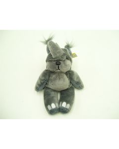 BEANIE KIDS BEAR COLLECTABLE BK895 RILEY THE RHINO BEAR GREY 25.02.11 PISCES