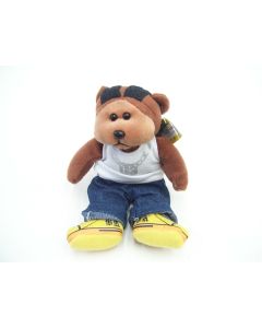 BEANIE KIDS BK842 CHOC ICE TEA THE RAPPER BEAR 2.5.10 TAURUS COLLECTABLE BEAR