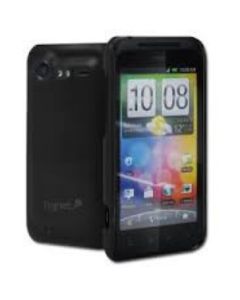 HTC INCREDIBLE S BLACK CASE SHELL CYGNETT CRYSTAL POLYCARBONATE SCREEN PROTECTOR