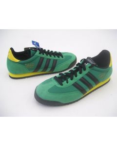 ADIDAS ORIGINALS MENS SUEDE CASUAL SHOES RUNNERS DRAGON TWILIGHT GREEN/BLACK 6.5