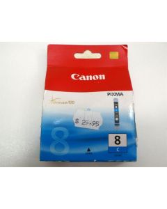 CANON CLI-8C GENUINE CYAN INK CARTRIDGE IP4200 IP6700D PRO9000 MP500 MP970
