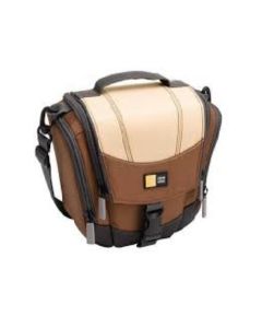 DIGITAL CAMERA SLR CAMCRODER BAG CASE POUCH PADDED TRAVEL CASELOGIC DCB56 BROWN