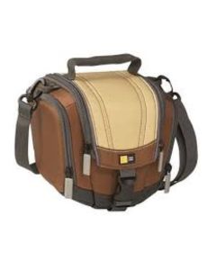 DIGITAL CAMERA SLR CAMCRODER BAG CASE POUCH PADDED TRAVEL CASELOGIC DCB36 BROWN