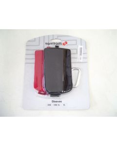 TOMTOM ONE ONE XL GENUINE GPS CASE COVER BLACK RED SOCK SLEEVES BELT 2PK