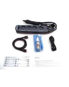 4 OUTLET POWER SURGE PROTECTOR POWERBOARD BELKIN HD TV LCD CLEANER HDMI CABLE