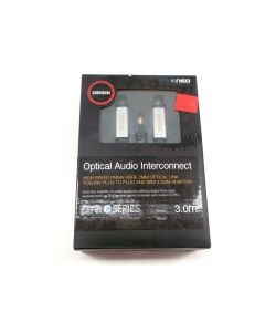 Ultra Premium Optical Fibre Digital Audio Cable Lead Cord Interconnect Black 3m