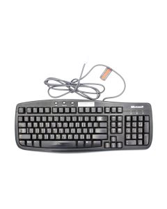 MICROSOFT KEYBOARD PS/2 PS2 Basic 1.0A Wired Black QWERTY English