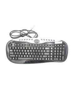 KEYBOARD PS/2 MULTIMEDIA PS2 Wired Black QWERTY English