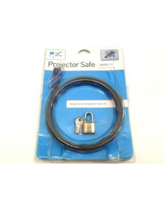 PROJECTOR SECURITY LOCK CABLE STAINLESS STEEL LOCKABLE PACSAFE 2C150 SAFE