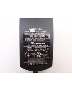 PIONEER WWR1026-A POWER SUPPLY 9V 0.9A US PLUG ADAPTOR ADAPTER Genuine