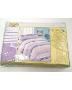 ABERCROMBIE ROSS QUILT COVER SET KING SIZE FITTED SHEET PILLOW CASES EASY CARE