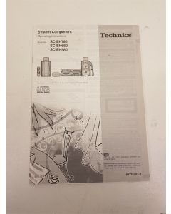 TECHNICS STEREO ORIGINAL USER GUIDE MANUAL FOR SC-EH780 SC-EH680 SC-EH580 HIFI