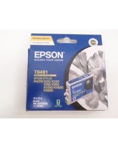 EPSON T0491 BLACK INK CARTRIDGE FOR EPSON STYLUS R210 R230 R310 R350 RX510 RX630