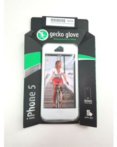 Gecko White Flexible Case Cover iPhone 5 5S 5SE Screen Protector Guard Fitted