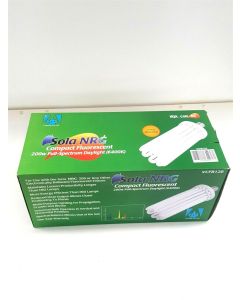 200W CFL GROW LIGHT BULB FLUORESCENT LAMP COMPACT 6400K HYDROPONICS GLOBE