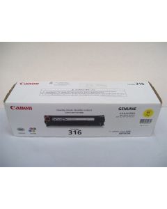 CANON CRG-316YEL YELLOW 316 COLOR LASER CARTRIDGE FOR LBP5050