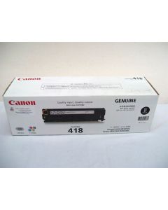 CANON CRG-418BLK BLACK 418 GENUINE TONER CARTRIDGE IMAGECLASS MF8350C MF9350C