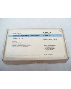 XEROX 7041 4010 4011 7042 GENUINE BLACK TONER CARTRIDGE LASER FAX LASER PRINTER