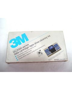 3M DC2000 SERIES DATA CARTRIDGE TAPE DRIVE CLEANING KIT GENUINE DC051111 12947