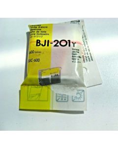 CANON BJI-201Y GENUINE YELLOW INK CARTRIDGE INKJET PRINTER BJC-600