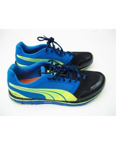 PUMA MENS RUNNING SHOES TRAINERS FAAS 500 V2 BLACK BLUE YELLOW US 11