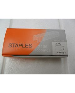 STAPLES 22 Gauge Staples Pneumatic Industrial Staple Guns 9 x 6mm Box of 10000