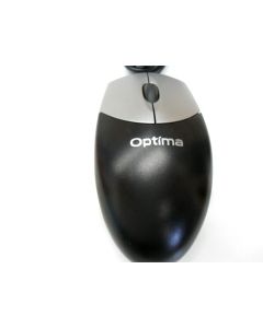 OPTIMA LOGITECH OPTICAL USB MOUSE COMPUTER PC WIRED LAPTOP 3 BUTTON SCROLL WHEEL