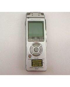 OLYMPUS DS-40 DIGITAL VOICE RECORDER DICTAPHONE MACHINE DICTATION USB SILVER