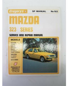 Mazda 323 Repair Manual Workshop Sedan And Wagon 1977-1980 Gregory's SP No 182