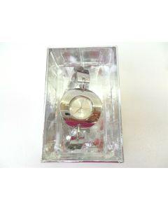 MIKI LADIES WATCH WRISTWATCH ROUND DRESS CASUAL SILVER ANALOGUE DIAL STRAP