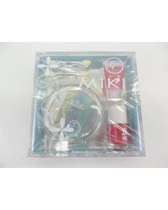 MIKI MAKEUP KIT NAIL ENAMEL EYESHADOW LIP GLOSS LADES WOMENS COSMETIC 9094