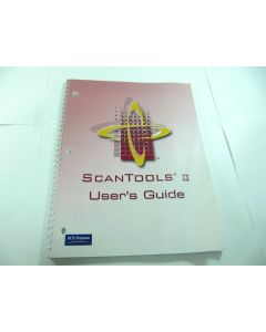 SCANTOOLS II USER GUIDE NCS PEARSON MCQ TEST SCORE SHEET SCANNER READER OMR 