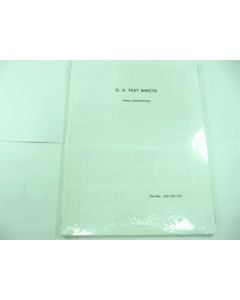 NCS PEARSON MCQ TEST SHEETS 202-162-127 MULTIPLE CHOICE OPTICAL MARK OMR MCQ