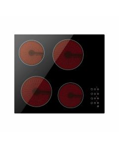 60CM ELECTRIC COOKTOP 600MM MIDEA CRSL606 CERAMIC 4 BURNER ZONE TOUCH CONTROL