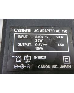 CANON AD-150 9.5V 1.5A AU GENUINE AC POWER ADAPTER SUPPLY