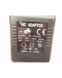 GS TE-751000V 7.5V 1A AU GENUINE AC POWER ADAPTER SUPPLY