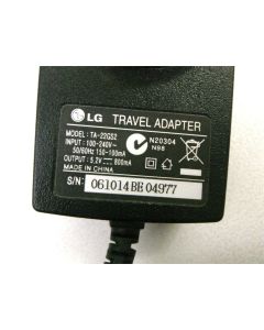 LG TA-22GS2 5.2V 800MA 0.8A TRAVEL GENUINE POWER ADAPTER SUPPLY CHARGER
