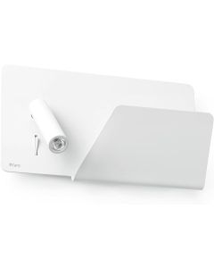 LED WALL LAMP READING RECESSED USB PORT BEDROOM WHITE DESIGNER METAL FARO 62122