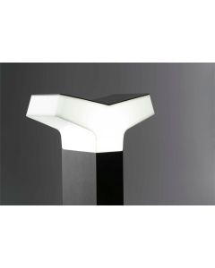 OUTDOOR POST LAMP LIGHT IP44 E27 ALUMINIUM ARCHITECTURAL WARM WHITE FARO 74447