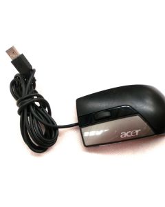 ACER USB Mouse Optical Scroll Wheel Scroll Wired Corded Black Retro MS.11200.014
