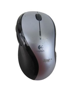 LOGITECH WIRELESS  LASER MOUSE SCROLL WHEEL BUTTON NO RECEIVER Silver Black