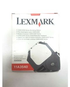 LEXMARK 11A3540 BLACK PRINTER RIBBON 2300 2400 SERIES RE-INKING 1040930 GENUINE 