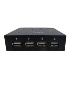 4-Port Powered Desktop USB Hub USB-A USB 2.0 BAFO BF-404 Small Mini