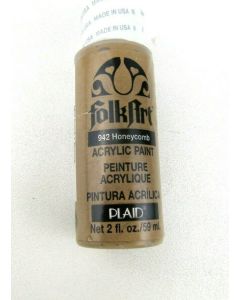 FolkArt Acrylic Paint 942 HONEYCOMB 59ml Bottle Quality PLAID Made in USA